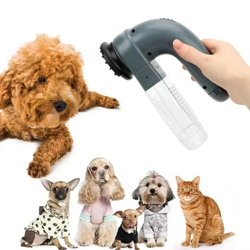 Rechargeable pet vacuum grooming clipper for cats and dogs – fur remover with free shipping in UAE
