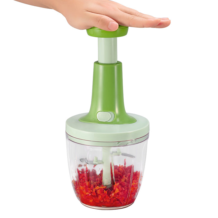 Manual Handheld Food Chopper โ Compact Vegetable Cutter โ Free KSA Shipping