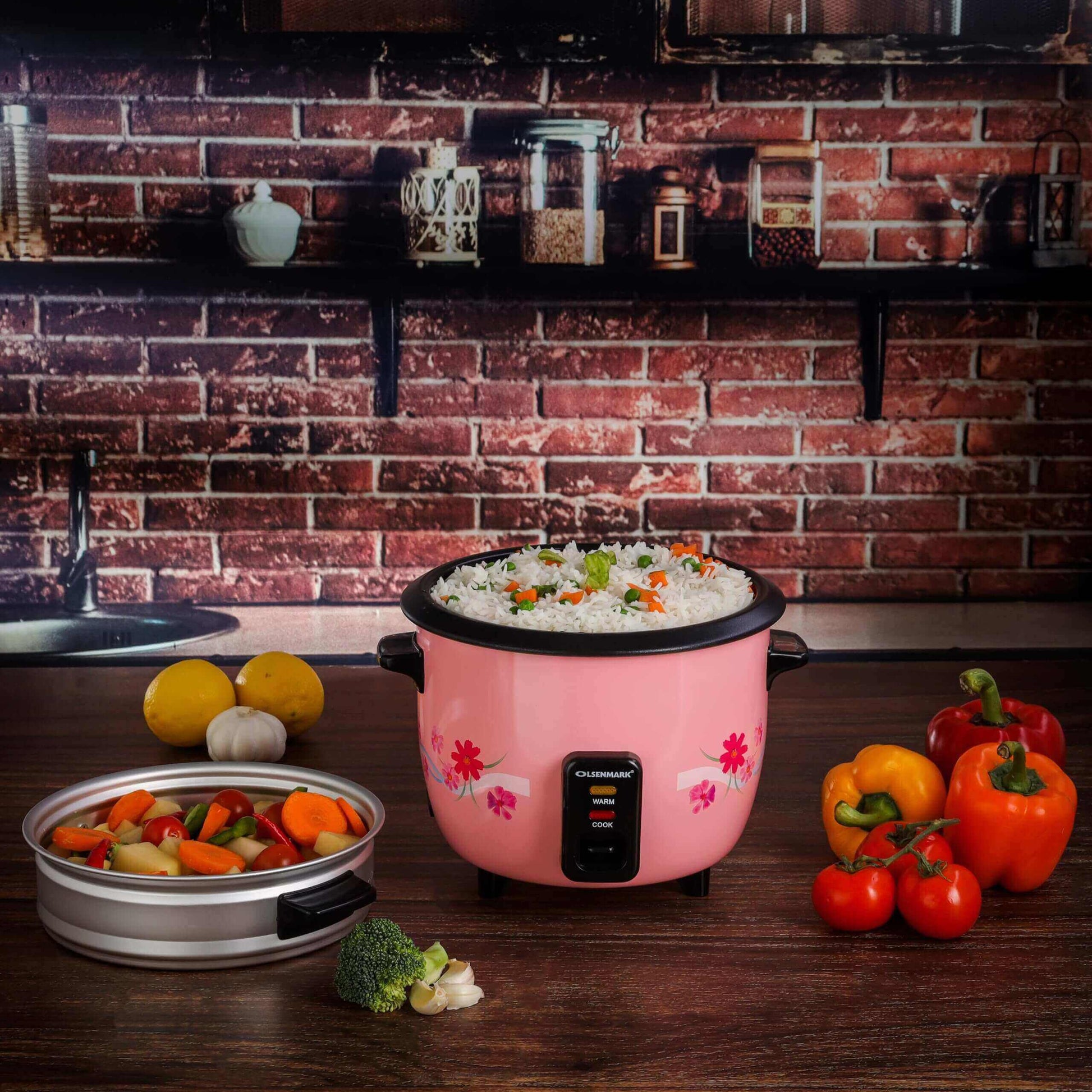  Professional Steam Rice Cooker 3-in-1 with Non-Stick Pot – 1.0L 400W – Free Shipping UAE