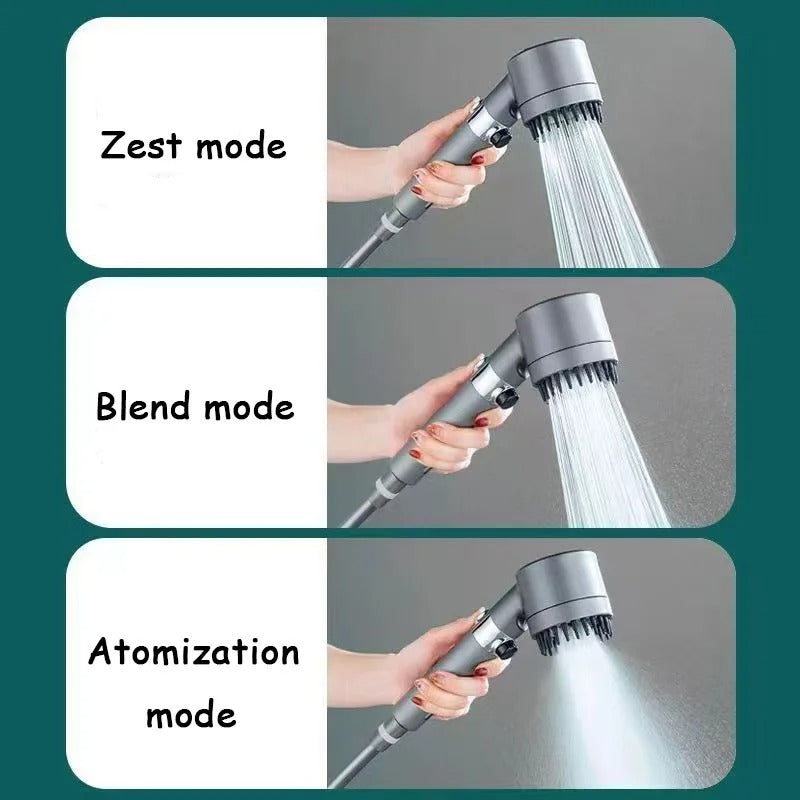 High Pressure Shower Head with Filter – 3 Modes – Buy 1 Get 1 Free – Free Shipping UAE
