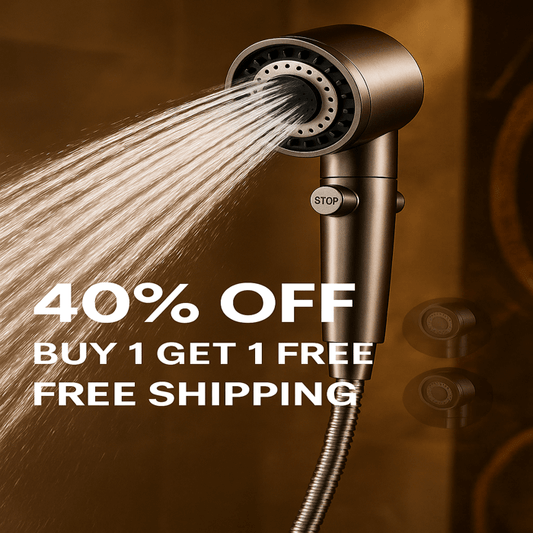High Pressure Shower Head with Filter – 3 Modes – Buy 1 Get 1 Free – Free Shipping UAE